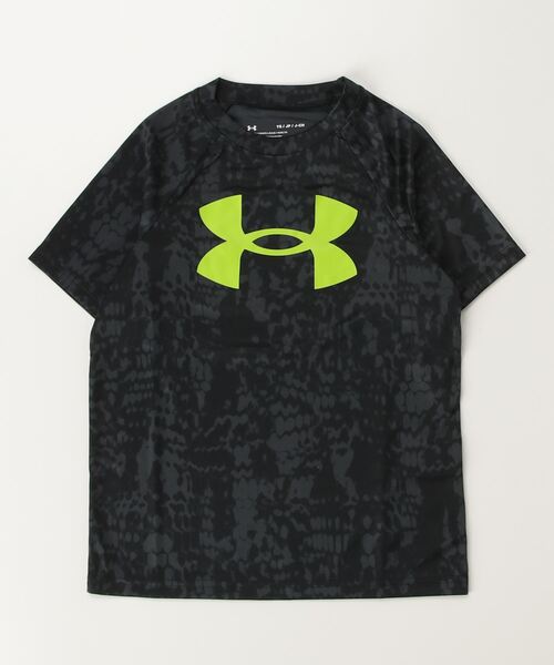 UNDER ARMOUR(アンダーアーマー)の「アンダーアーマー UAテック ショートスリーブTシャツ(Tシャツ/カットソー・キッズ・ブルー/ネイビー/ブラック・120cm/130cm/140cm/150cm/160cm)」の1枚目の写真