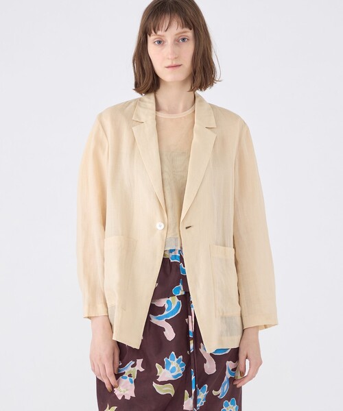TOMORROWLAND MACPHEE ラミー　ジレ TOMORROWLAND｜ラミーソリッド Vネックジレ | Rakuten Fashion