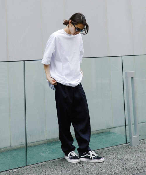 DAIWA PIER39（ダイワピア39）の「DAIWA PIER39　TECH DRAWSTRING S/S TEE（Tシャツ/カットソー・メンズ・ホワイト/ライトグレー/チャコールグレー/ブラック・SMALL/MEDIUM/LARGE/X-LARGE）」の10枚目の写真