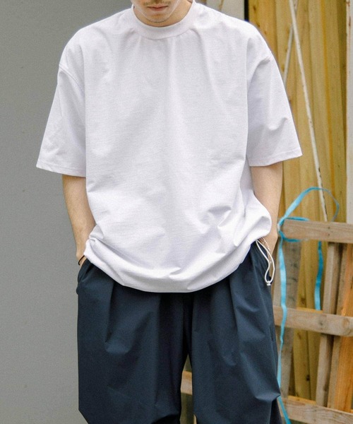 DAIWA PIER39（ダイワピア39）の「DAIWA PIER39　TECH DRAWSTRING S/S TEE（Tシャツ/カットソー・メンズ・ホワイト/ライトグレー/チャコールグレー/ブラック・SMALL/MEDIUM/LARGE/X-LARGE）」の11枚目の写真