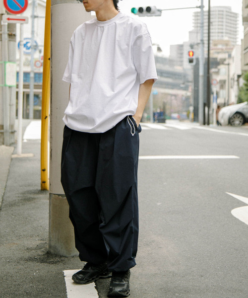 DAIWA PIER39（ダイワピア39）の「DAIWA PIER39　TECH DRAWSTRING S/S TEE（Tシャツ/カットソー・メンズ・ホワイト/ライトグレー/チャコールグレー/ブラック・SMALL/MEDIUM/LARGE/X-LARGE）」の18枚目の写真