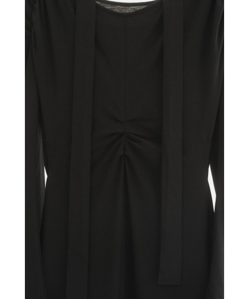 Knuth Marf(クヌースマーフ)の「2way layered one piece(ワンピース・レディース・ブラック/グレイッシュベージュ・SMALL/MEDIUM/X-SMALL)」の15枚目の写真