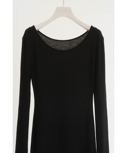 Knuth Marf(クヌースマーフ)の「2way layered one piece(ワンピース・レディース・ブラック/グレイッシュベージュ・SMALL/MEDIUM/X-SMALL)」の17枚目の写真