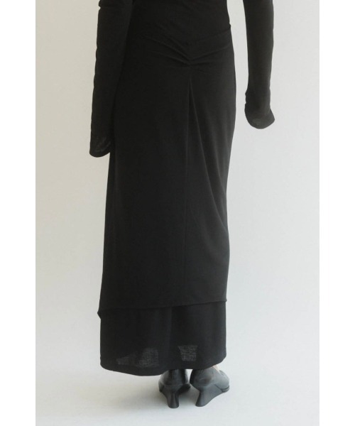 Knuth Marf(クヌースマーフ)の「2way layered one piece(ワンピース・レディース・ブラック/グレイッシュベージュ・SMALL/MEDIUM/X-SMALL)」の21枚目の写真