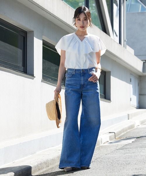 qualite（カリテ）の「【Lee】WIDE　M.USED（デニムパンツ・レディース・ブルー・32）」の3枚目の写真