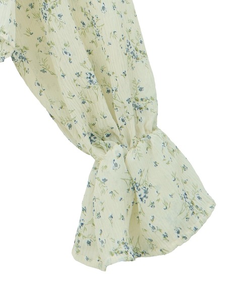 earth music&ecology（アースミュージックアンドエコロジー）の「ナローリボンくしゅくしゅギャザーブラウス（シャツ/ブラウス・レディース・アイボリー/ブラック/ブラウン/その他1・FREE）」の16枚目の写真