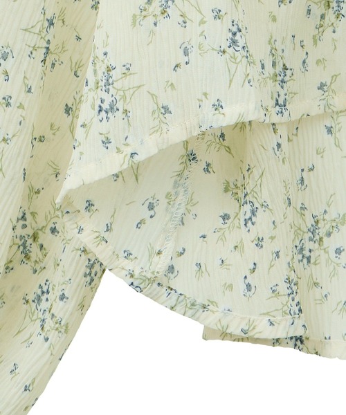 earth music&ecology（アースミュージックアンドエコロジー）の「ナローリボンくしゅくしゅギャザーブラウス（シャツ/ブラウス・レディース・アイボリー/ブラック/ブラウン/その他1・FREE）」の17枚目の写真