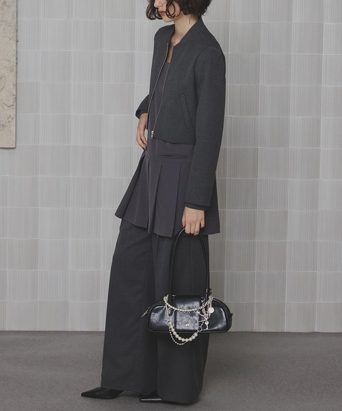 Ameri（アメリ）の「LONG HANDLE RECTANGLE BAG（ハンドバッグ・レディース・ブラック/ブラウン/ピンク・FREE）」の21枚目の写真