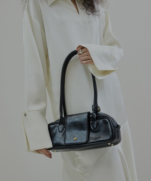 Ameri（アメリ）の「LONG HANDLE RECTANGLE BAG（ハンドバッグ・レディース・ブラック/ブラウン/ピンク・FREE）」の19枚目の写真