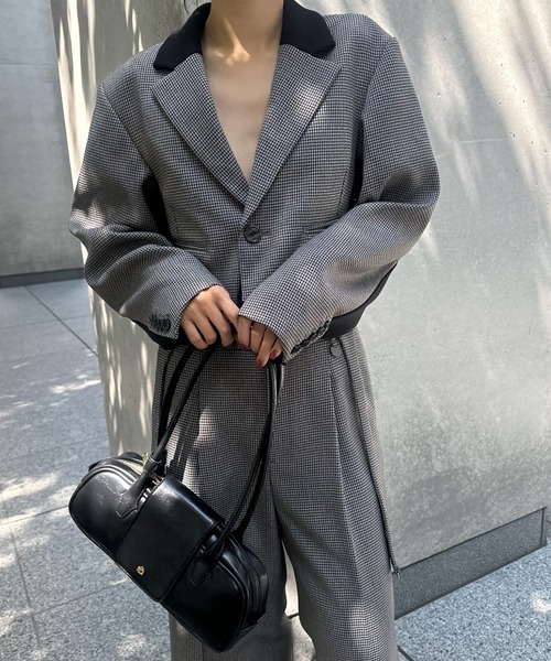 Ameri（アメリ）の「LONG HANDLE RECTANGLE BAG（ハンドバッグ・レディース・ブラック/ブラウン/ピンク・FREE）」の22枚目の写真