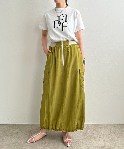 LHELBIE(レルビエ)の「ワークバルーンスカート(スカート・レディース・カーキ/ブラック/ライトグレー・M)」の19枚目の写真