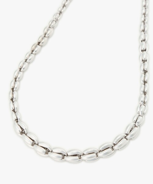 agnes b.(アニエスベー)の「【Outlet】チェーン ネックレス "Iconic - Hollow Silver Chain"(ネックレス・レディース・シルバー系その他・FREE)」の2枚目の写真