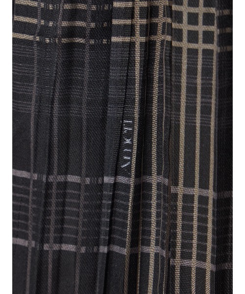 スカート ameri vintage MEDI STRAIN CHECK SKIRT MEDI STRAIN CHECK SKIRT
