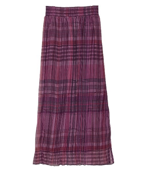 セール】MEDI STRAIN CHECK SKIRT（スカート）｜Ameri（アメリ