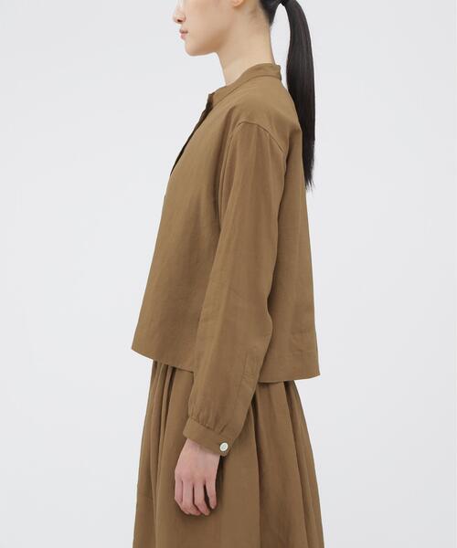 MARGARET HOWELL(マーガレットハウエル)の「LIGHTWEIGHT LINEN SHIRT(シャツ/ブラウス・レディース・ブラウン系その他3・1)」の7枚目の写真