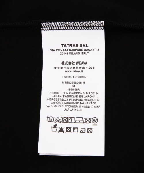 TATRAS（タトラス）の「TATRAS(タトラス) 【B'2nd Exclusive】BANIEL タトラス別注Tシャツ（Tシャツ/カットソー・メンズ・ブラック/ホワイト・3/2/1/4）」の21枚目の写真