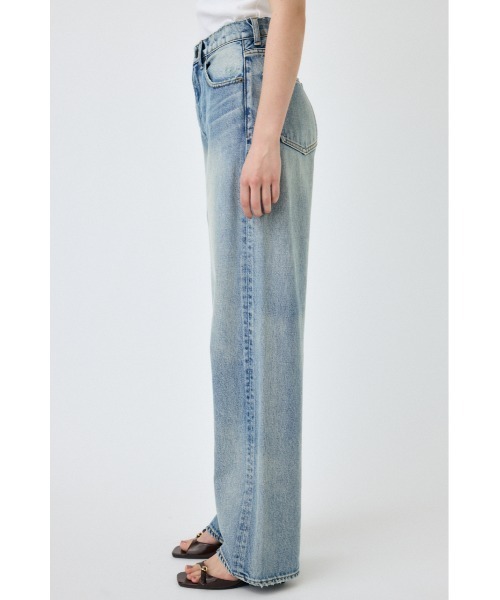 セール】HW DAMAGE LOOSE STRAIGHT（デニムパンツ）｜MOUSSY（マウジー