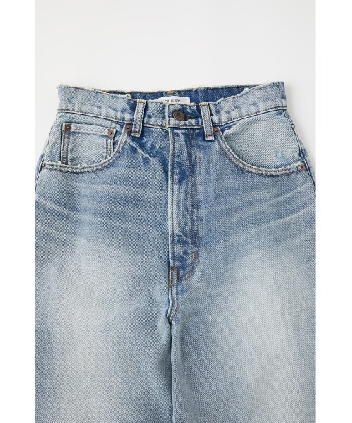 MOUSSY（マウジー）の「HW DAMAGE LOOSE STRAIGHT（デニムパンツ・レディース・ブルー・24inch/23inch/26inch/25inch）」の15枚目の写真
