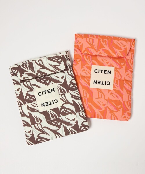 CITEN（シテン）の「＜pinmyself×CITEN＞PCケース（PC・タブレットケース・レディース・オレンジ/ダークブラウン・FREE）」の11枚目の写真
