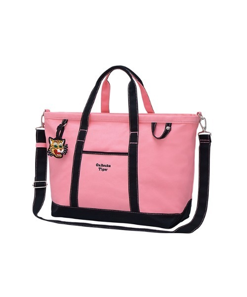 Onitsuka Tiger(オニツカタイガー)の「CANVAS TOTE BAG / キャンバストートバッグ(トートバッグ・レディース・ベージュ系その他/ピンク系その他・OS)」の8枚目の写真