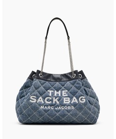 QUILTED DENIM CHAIN SACK BAG/ザ キルテッド デニム チェーン