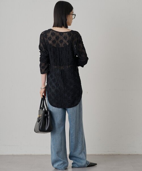 LOUNGEDRESS（ラウンジドレス）の「ライトドロストデニムパンツ（デニムパンツ・レディース・ブルー・SMALL/MEDIUM）」の6枚目の写真