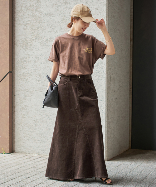 【タグ付き】Spick &Span ストレッチコーデュロイスカート　サイズ40 ストレッチコーデュロイスカート（スカート）｜Spick & Span（スピック