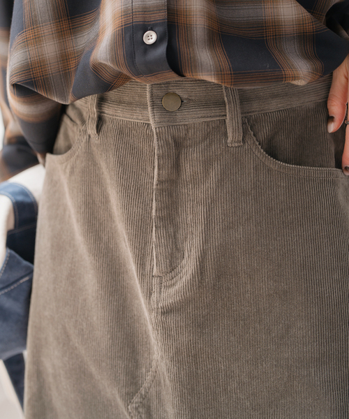 新品タグ付き スピックアンドスパン ストレッチコーデュロイスカート サイズ40 Spick＆Span（スピック アンド スパン） スカート ストレッチ