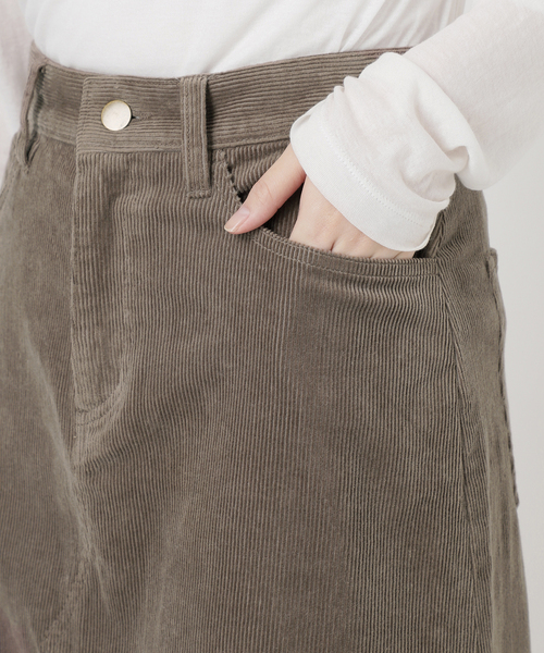 セール】ストレッチコーデュロイスカート（スカート）｜Spick & Span