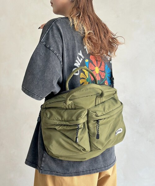 OUTDOOR PRODUCTS（アウトドアプロダクツ）の「【OUTDOOR PRODUCTS】2WAYボストンバッグ（ボストンバッグ・レディース・ブラック/カーキ/ブラック系その他・FREE）」の14枚目の写真
