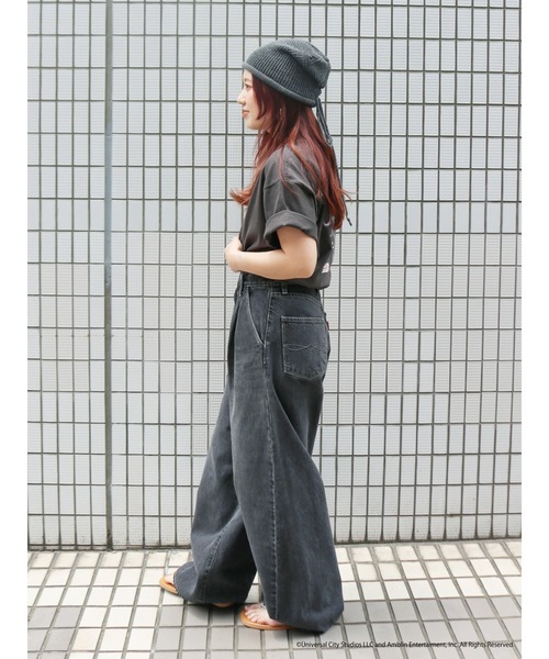 Ungrid(アングリッド)の「【別注】JURASIC PARK/ロゴプリントT(Tシャツ/カットソー・レディース・オフホワイト/ブラック・FREE)」の8枚目の写真