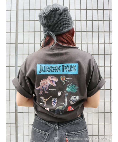 tシャツ JURASIC PARK／ロゴプリントT レディース JURASIC PARK／ロゴプリントT（Tシャツ/カットソー）｜Ungrid