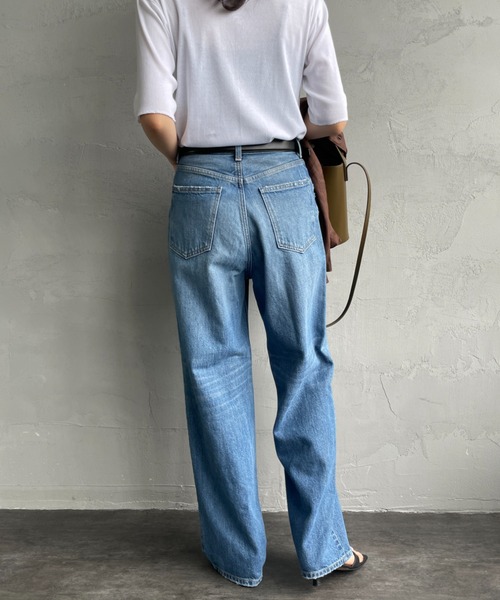 レッドカード Dakota ダコタ ハイウエスト ワイドストレートデニム RED CARD/レッドカード] DAKOTA ハイライズ ワイド ストレート