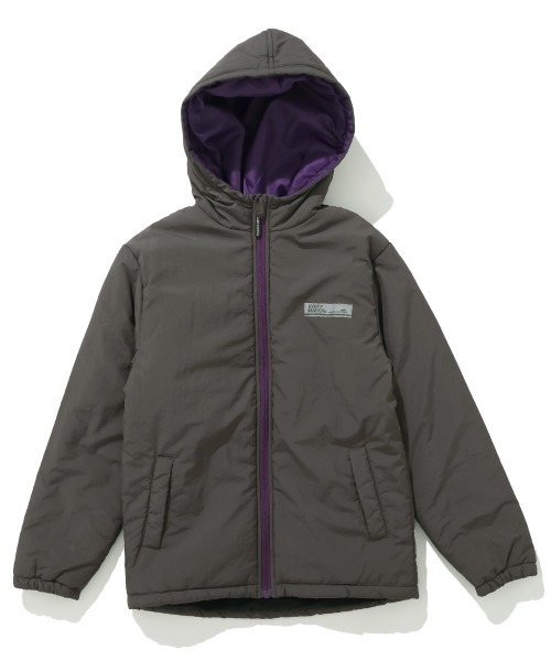 KRIFF MAYER Kid's Collection(クリフメイヤーキッズコレクション)の「中綿撥水マウンテンパーカー(マウンテンパーカー・キッズ・チャコール/ナチュラル/オリーブ/サックスブルー・120/170/150/130/160/140)」の2枚目の写真