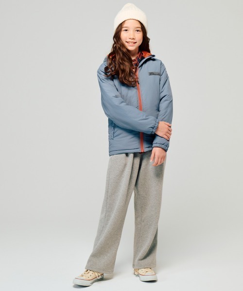 KRIFF MAYER Kid's Collection(クリフメイヤーキッズコレクション)の「中綿撥水マウンテンパーカー(マウンテンパーカー・キッズ・チャコール/ナチュラル/オリーブ/サックスブルー・120/170/150/130/160/140)」の14枚目の写真