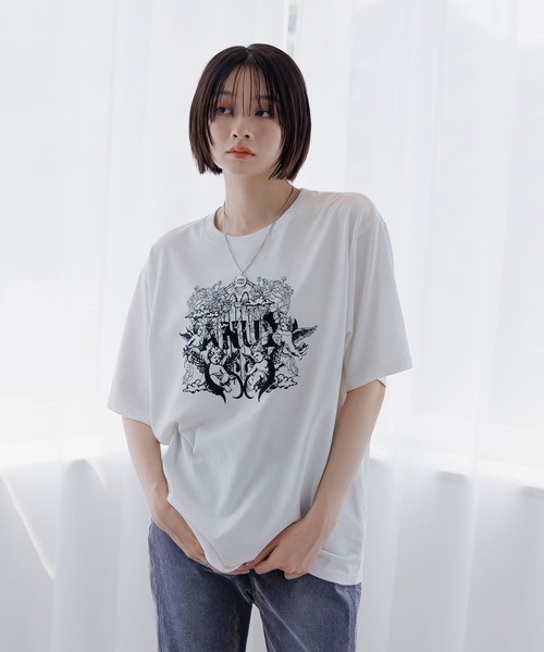 UNISEX/2サイズ展開】ビンテージエンジェルTシャツ（Tシャツ