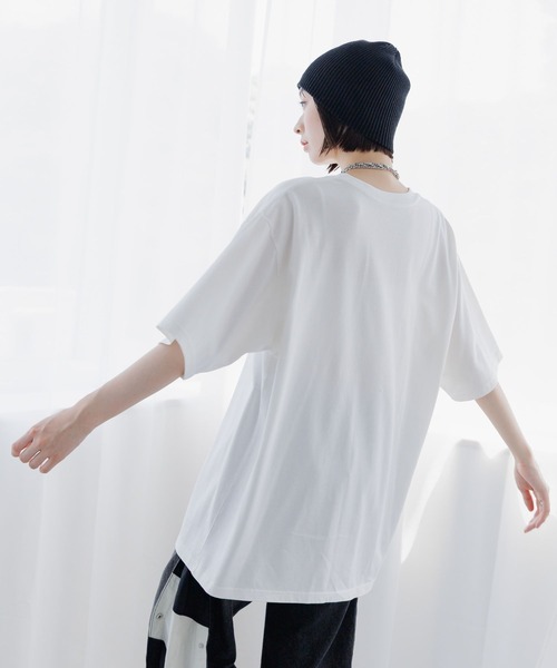 Anui(アニュイ)の「【UNISEX/2サイズ展開】ビンテージエンジェルTシャツ(Tシャツ/カットソー・レディース・オフホワイト/ブラック・MEDIUM/LARGE)」の10枚目の写真