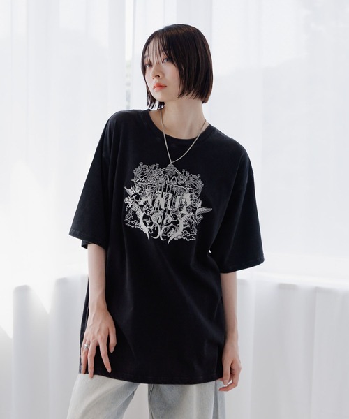 UNISEX/2サイズ展開】ビンテージエンジェルTシャツ（Tシャツ