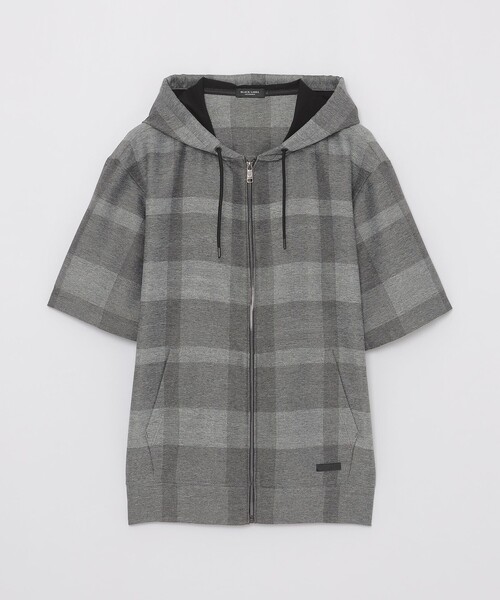 BLACK LABEL CRESTBRIDGE(ブラックレーベル・クレストブリッジ)の「シャドークレストブリッジチェックカラミパーカー(パーカー・メンズ・ネイビー/グレー系その他・XL/L/M)」の9枚目の写真