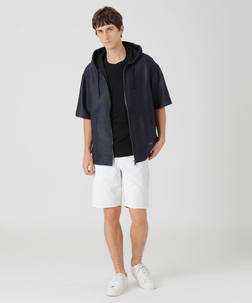 BLACK LABEL CRESTBRIDGE(ブラックレーベル・クレストブリッジ)の「シャドークレストブリッジチェックカラミパーカー(パーカー・メンズ・ネイビー/グレー系その他・XL/L/M)」の10枚目の写真