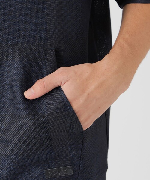 BLACK LABEL CRESTBRIDGE(ブラックレーベル・クレストブリッジ)の「シャドークレストブリッジチェックカラミパーカー(パーカー・メンズ・ネイビー/グレー系その他・XL/L/M)」の14枚目の写真