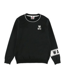 waac 長袖　トップス　ブラック　新品 WAAC｜ワックのトップス（ブラック/黒色系・長袖）通販 - ZOZOTOWN