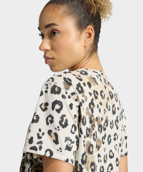adidas(アディダス)の「ワークアウト エッセンシャルズ 半袖Tシャツ プリント / アディダス adidas(Tシャツ/カットソー・レディース・ホワイト/グレー・SMALL/XX-LARGE/MEDIUM/X-SMALL/X-LARGE/LARGE)」の5枚目の写真