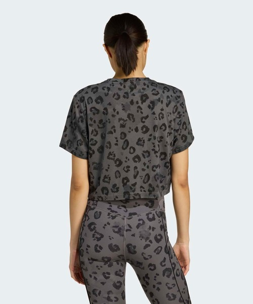 adidas(アディダス)の「ワークアウト エッセンシャルズ 半袖Tシャツ プリント / アディダス adidas(Tシャツ/カットソー・レディース・ホワイト/グレー・SMALL/XX-LARGE/MEDIUM/X-SMALL/X-LARGE/LARGE)」の8枚目の写真
