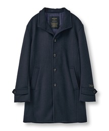 MEN'S BIGI（メンズビギ）の「Super140ウールヘリンボーンビーバー スタンドカラーコート（その他アウター・メンズ）」