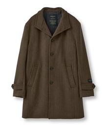 MEN'S BIGI | Super140ウールヘリンボーンビーバー スタンドカラーコート(その他アウター)