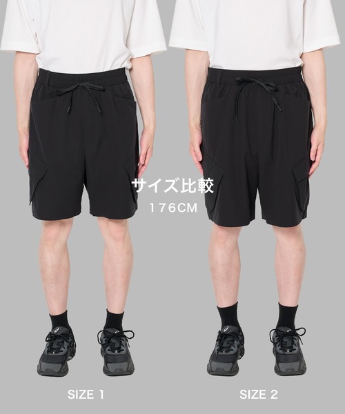 WHITE MOUNTAINEERING(ホワイトマウンテニアリング)の「【White Mountaineering】別注 BLK WIDE CARGO SHORT PANTS / ウォッシャブル / 透湿素材(その他パンツ・メンズ・ブラック・1/000/2)」の6枚目の写真