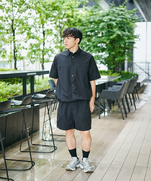 WHITE MOUNTAINEERING(ホワイトマウンテニアリング)の「【White Mountaineering】別注 BLK WIDE CARGO SHORT PANTS / ウォッシャブル / 透湿素材(その他パンツ・メンズ・ブラック・1/000/2)」の13枚目の写真
