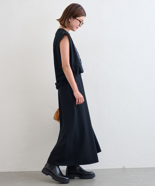 U by SPICK&SPAN（ユーバイスピックアンドスパン）の「SCREEN STARS/スクリーンスターズ 別注ロゴノースリーブ（Tシャツ/カットソー・レディース・ブラック/ホワイト/チャコールグレー・FREE）」の12枚目の写真