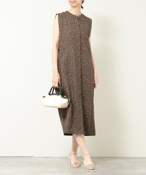 セール】フラワーサイドベルトワンピース（ワンピース）｜MICO COULIER